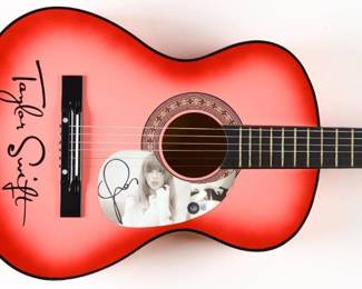 Taylor Swift Signed 38" Acoustic Guitar