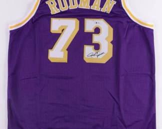 Dennis Rodman Signed Jersey