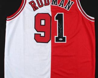 Dennis Rodman Signed Jersey