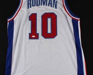 Dennis Rodman Signed Jersey
