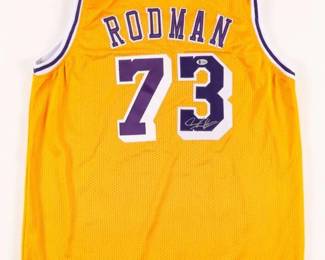 Dennis Rodman Signed Jersey