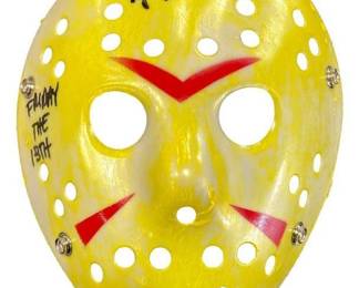 Ari Lehman Signed Jason "Friday the 13th" Mask Inscribed "Friday the 13th"