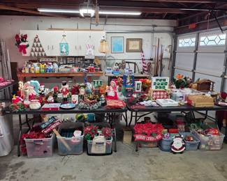 Huge collection of seasonal and holiday decorations and decor