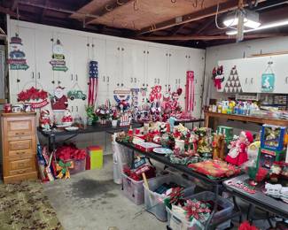 Huge collection of seasonal and holiday decorations and decor