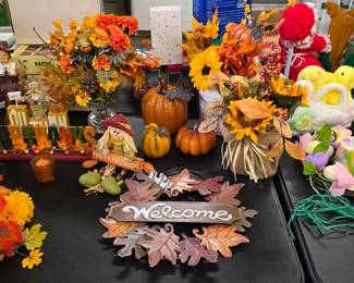 Fall and Halloween decorations