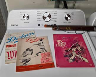 1950s Dodgers baseball programs