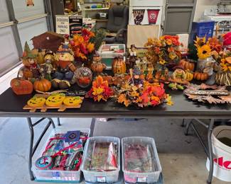 Fall and Halloween decorations