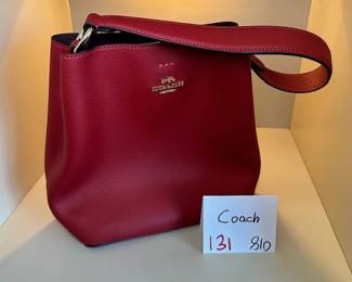 Red Coach Bag