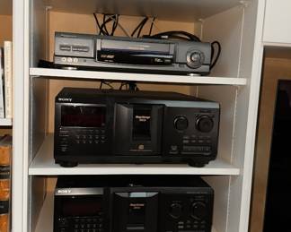 Sony Yamaha Panasonic home stereo equipment