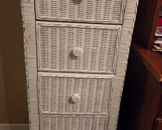wicker dresser