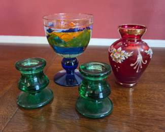 glass ware, vintage
