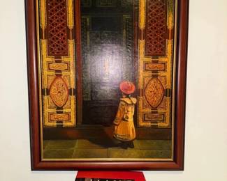 HKF024 Replica Painting of "Palace Entrance" with Accompanying Book