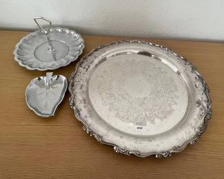 HKF130 - Three Silver-Plated Serving Dishes