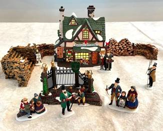 HKF246- Miniture Dickens’ Christmas Scene With Accessories! 