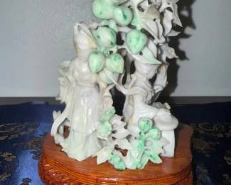 HKF320 Intricate Chinese Hand Carved Jade