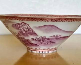 HKF316- 20th Century Delicate Chinese Eggshell Porcelain Bowl 