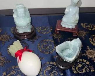 HKF328 Hand Carved Chinese and Korean Jade