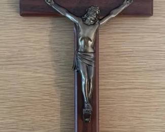 HKF171 - Wooden Jesus Christ Crucifix Wall Hanger 