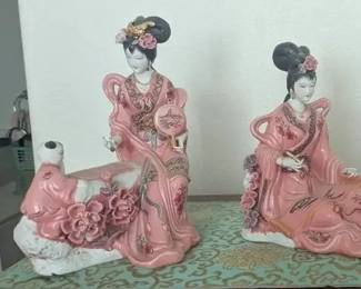 HKF005- Pink Japanese Geisha 4 Set 