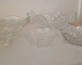 HKF156- Crystal Bowls & Dishes