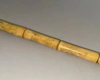 HKF079 Collectible Bone Opium Pipe