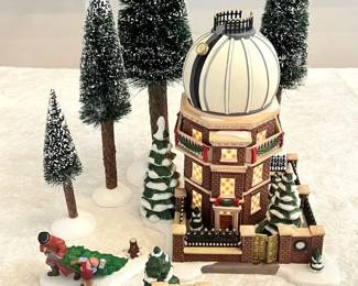 HKF263- Vintage Heritage Village Historic Observatory Scene!