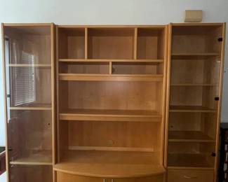 HKF161 Three Piece Entertainment and Display Cabinet