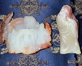 HKF297 Hand Carved Jade Figures from Hong Kong