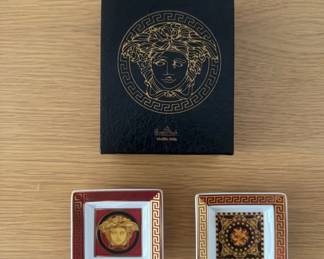 HKF166 - Medusa Versace by Rosenthal Porcelain Soy Sauce Dishes