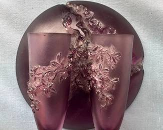 HKF282 Tittot Glass Double Calle Wall Sconce