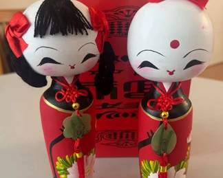 HKF271 - Handmade Traditional Chinese Fuwa Dolls 
