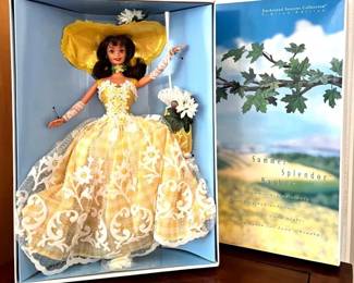 HKF197- Beautiful Vintage Summer Splendor Barbie, Enchanted Seasons Collection ‘96