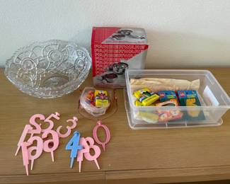HKF218 - Fun Bundle! Party Candles, Serving Bowl, Farberware