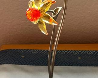 HKF269- Swarovski Crystal Collectible- “Dacali Paradise Flower” 