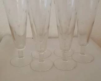 HKF196- Set Of 6 Stardust Pilsner Glasses