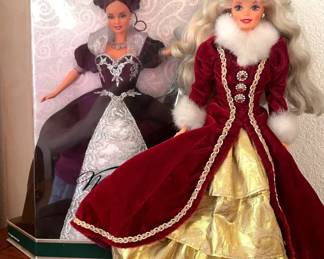 HKF192- Holiday Bundle! Y2K New Years And 1996 Christmas Barbie