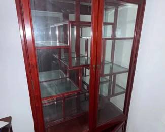 HKF392 Rosewood Display Cabinet