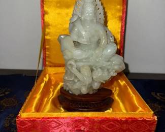 HKF313 Chinese Hand Carved Jade Piece