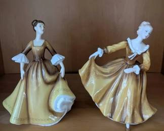 HKF133- Royal Doulton Figurines "Kirsty" And "Stephanie"