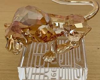 HKF374 - Swarovski Crystal Collectibles - "Tiger" 2010 Edition 