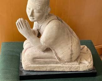HKF035 - Certified Antique Kneeling Buddhist Monk