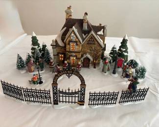 HKF243 Assortment Of Department 56 Dickens Village Goods.