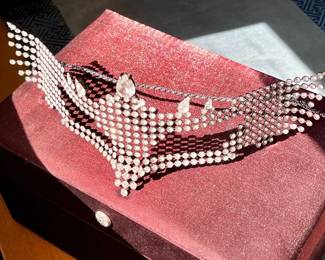 HKF385- Swarovski Crystal LE Masquerade Millennium Mask w/Case