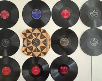 HKF085 11 10 Inch Gramophone Records 