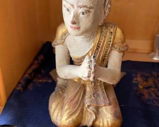 HKF034 - Gilded Sitting Monk