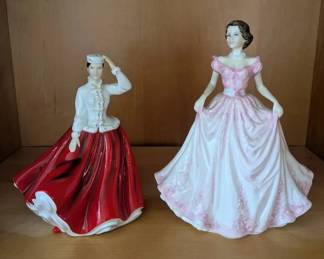 HKF129- Royal Doulton Figurines "Hope" And "Gail" 