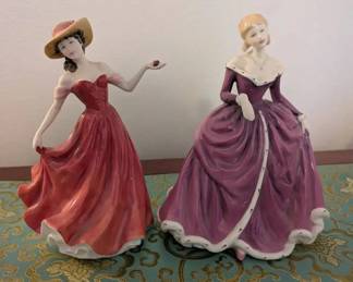 HKF031- Signed Royal Doulton “Christensen” and “Bell” Figurines