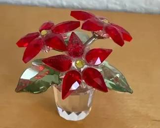 HKF307 - Swarovski Crystal Collectibles - “Poinsettia”