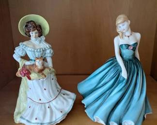 HKF140- Royal Doulton Figurines "Jane" And "Sarah"