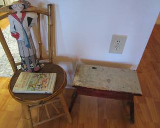 Vintage Bamboo Child's Chair